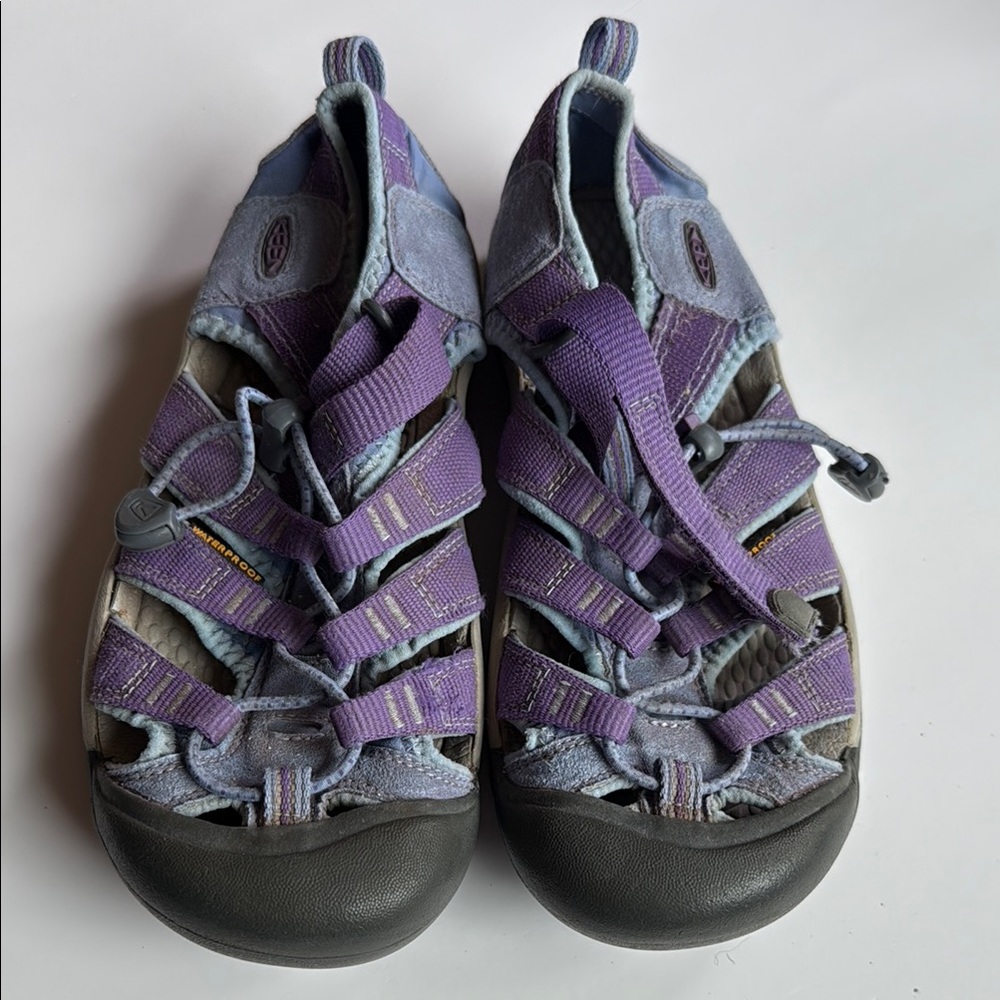 KEEN Kids Purple and Gray Sandals